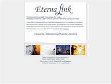 Tablet Screenshot of eternalink.com